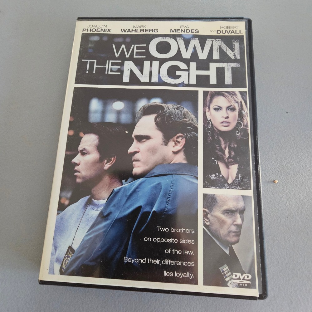 We Own The Night DVD Joaquin Phoenix Mark Wahlberg Crime Drama 2007 Movie